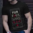 For Fuck Sake Japanese Kanji Symbol Sake Alcohol From Japan Unisex T-Shirt Gifts for Him