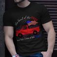 Fourth Of July Patriotic Classic Pickup Truck American Flag Unisex T-Shirt Gifts for Him
