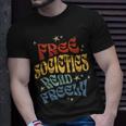 Free Societies Read Freely Reading Book I Read Banned Books T-Shirt Gifts for Him