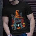 French Bulldog Witch Hat Halloween Costume Dog Lover Puppy T-Shirt Gifts for Him