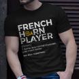 French Horn Player Definition Funny French Horn Unisex T-Shirt Gifts for Him