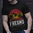 Fresno California Ca Vintage Retro Distressed Style T-Shirt Gifts for Him