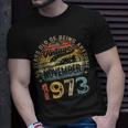 50 Years Old November 1973 Vintage 50Th Birthday T-Shirt Gifts for Him