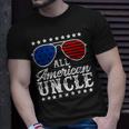 Funny All American Uncle Sunglasses Usa 4Th Of July Unisex T-Shirt Gifts for Him