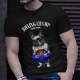 Funny Boxing Champion French Bull Dog Fighter Unisex T-Shirt Gifts for Him