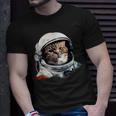 Cat Astronaut Costume Space Cats Owner T-Shirt Gifts for Him