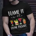Funny Cruise Blame It On The Drink Package Unisex T-Shirt Gifts for Him