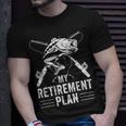 Funny Fishing My Retirement Plan Fishing Graphic Unisex T-Shirt Gifts for Him