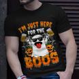 Halloween Ghost Costume I'm Just Here For The Boos T-Shirt Gifts for Him