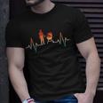Funny Heartbeat Grilling Barbecue Grill Lover Bbq Unisex T-Shirt Gifts for Him