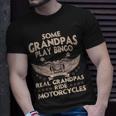 Funny Motorcycle For Grandpa Men Biker Motorcycle Rider Unisex T-Shirt Gifts for Him