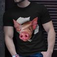 Pig Pig Lover Farm Animal Farming Livestock Pig T-Shirt Gifts for Him