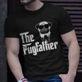 Funny Pug Owner The Pugfather Father Gift Dog Lovers Owner Unisex T-Shirt Gifts for Him