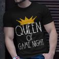 Queen Of Game Night Card Games Boardgame Winner Crown T-Shirt Gifts for Him