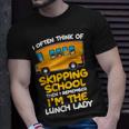 Skipping School Bus But I'm The Lunch Lady T-Shirt Gifts for Him