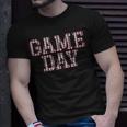 Game Day Houndstooth Alabama Football Fans T-Shirt Gifts for Him
