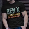 Gen X Raised On Hose Water And Neglect Retro Generation X T-Shirt Gifts for Him