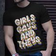 Girls Gays And Theys Lgbtq Pride Parade Ally Unisex T-Shirt Gifts for Him