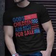Gods Children Are Not For Sale Retro Trendy Quotes Quotes Unisex T-Shirt Gifts for Him