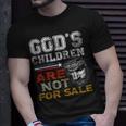 Gods Children Are Not For Sale Retro Unisex T-Shirt Gifts for Him