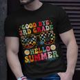Goodbye 3Rd Grade Hello Summer Peace 3Rd Grade Graduate Unisex T-Shirt Gifts for Him
