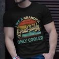 Grand Daddy Like A Grandpa Only Cooler Vintage Fathers Day Unisex T-Shirt Gifts for Him