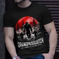 Grandpasquatch Like A Grandpa Just Way More Squatchy Funny Unisex T-Shirt Gifts for Him
