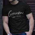 Groom Est 2023 Future Husband Engaged Him Engagement T-Shirt Gifts for Him