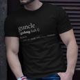 Guncle Definition Funny Pregnancy Announcement Gift Unisex T-Shirt Gifts for Him