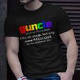 Guncle - Gift For Gay Uncle Lgbt Pride Unisex T-Shirt Gifts for Him