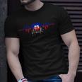 Haiti Heritage Roots Proud Heartbeat Haitian Flag Pride Unisex T-Shirt Gifts for Him
