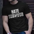 Hate Survivor For All The Dogs Rap Trap Hip Hop Music T-Shirt Gifts for Him