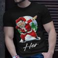 Her Name Gift Santa Her Unisex T-Shirt Gifts for Him