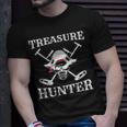 Hidden Treasure Hunter Pirate Metal Detector Gold Coins T-Shirt Gifts for Him