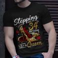 High Heels Stepping Into My 34Th Birthday 34 And Fabulous Unisex T-Shirt Gifts for Him