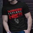 Hike Hiking Hiker Wander Trekker Explore Nature Camp T-Shirt Gifts for Him
