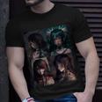 Horror Anime Girl Japanese Aesthetic Anime Otaku Japanese T-Shirt Gifts for Him