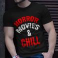 HorrorHorror Movies And Chill Movies T-Shirt Gifts for Him