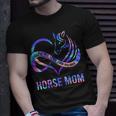 Horse Mom I Love You To The Barn And Back Cowgirl Riding Unisex T-Shirt Gifts for Him