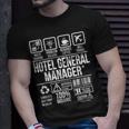 Hotel General Manager Job Profession Dw T-Shirt Gifts for Him