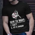 How To Bunt Dont Hit A Dinger Funny Baseball Baseball Funny Gifts Unisex T-Shirt Gifts for Him
