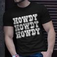 Howdy Western Cowboy Cowgirl Rodeo Country Southern Girl Unisex T-Shirt Gifts for Him