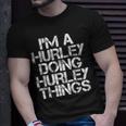 Hurley Funny Surname Family Tree Birthday Reunion Gift Idea Unisex T-Shirt Gifts for Him
