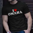 I Love Omaha - Heart Unisex T-Shirt Gifts for Him