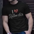 I Love Rottweiler Unisex T-Shirt Gifts for Him