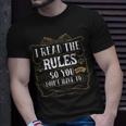 I Read The Rules So You Dont Have To Board Games Cards Games Funny Gifts Unisex T-Shirt Gifts for Him