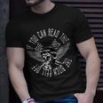 If You Can Read This The Bitch Fell Off Bikers Funny Skull Gift For Mens Unisex T-Shirt Gifts for Him