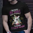 I'm Cute As Hell Majestically Evil Unicorn Unicorns T-Shirt Gifts for Him