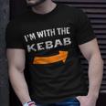 I'm With The Kebab Lazy Halloween Costume T-Shirt Gifts for Him