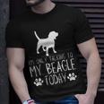 I'm Only Talking To My Beagle Dog Today T-Shirt Gifts for Him
